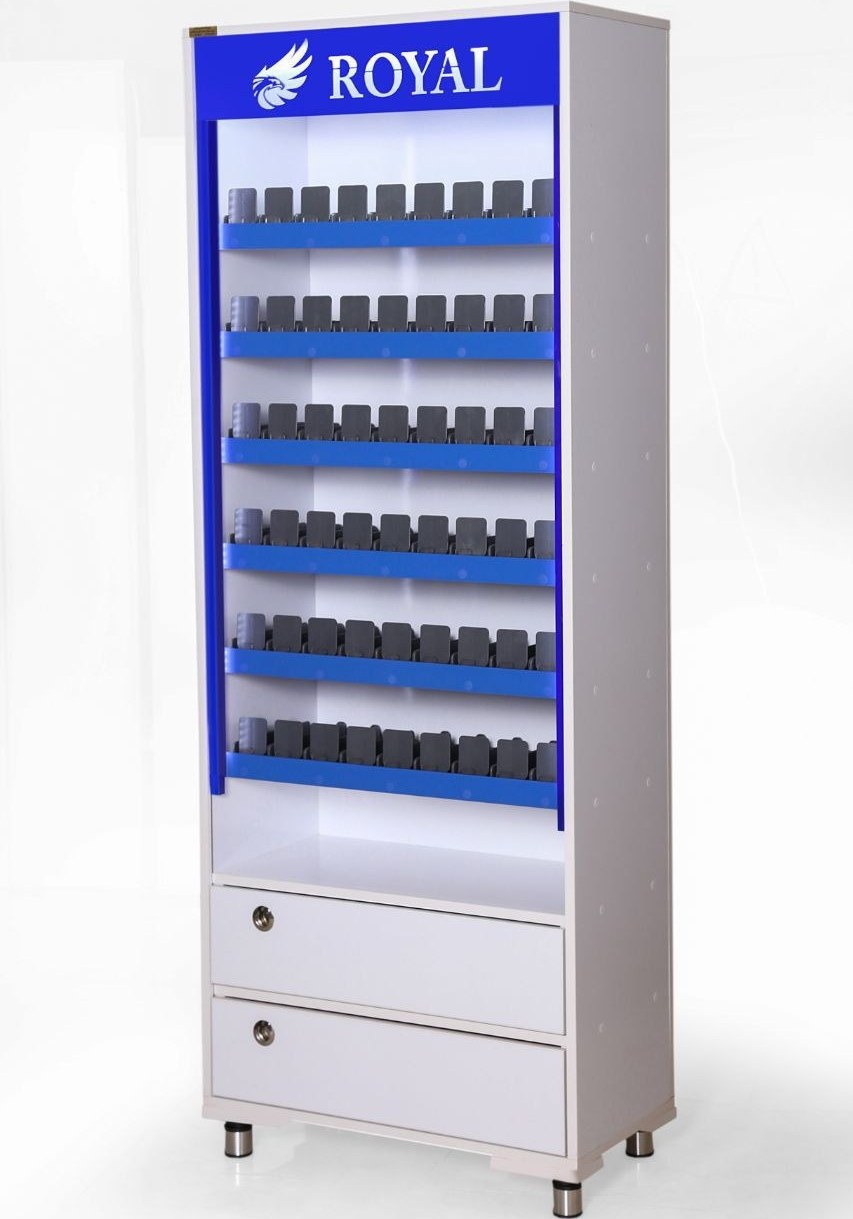 استند سیگار 54 باکس رویال دو کمد دی اف MDF – مشکی